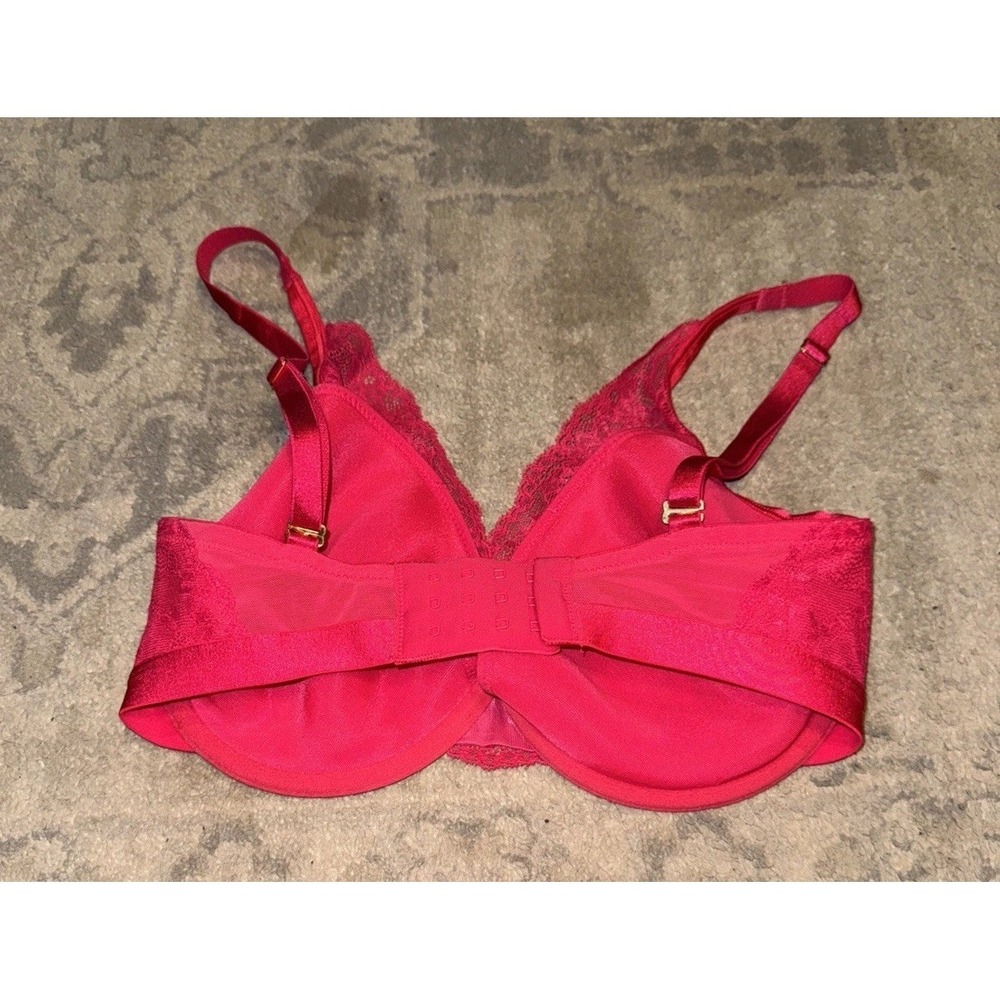 Soma Intimates Bra 32DDD Lace‎ Plunge Lightest Lift Pink UW Convertible - Picture 3 of 4